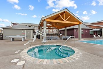 Outdoor jacuzzi